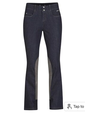 NWOT Kerrits Stretch Denim Extended Knee Patch Riding Pants/Breeches, Medium